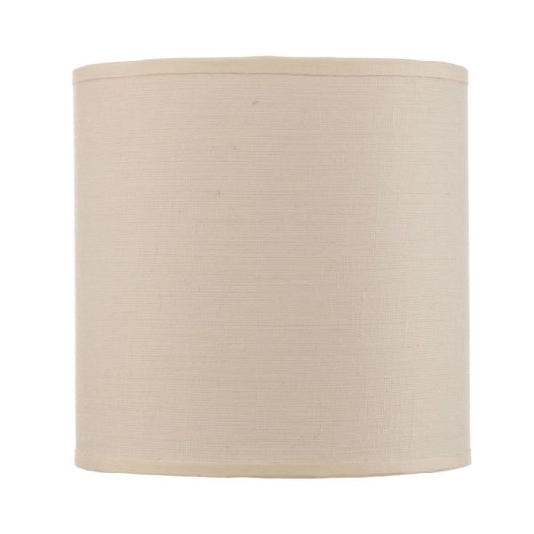 Duolla Abat-jour Roller, écru, coton, Ø 15 cm, H 15 cm Duolla