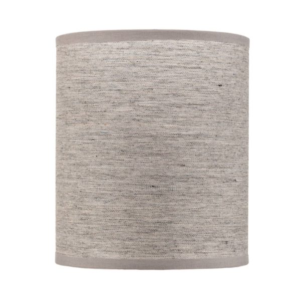 Duolla Abat-jour Roller, gris, Ø 13 cm, 15 cm de haut Duolla