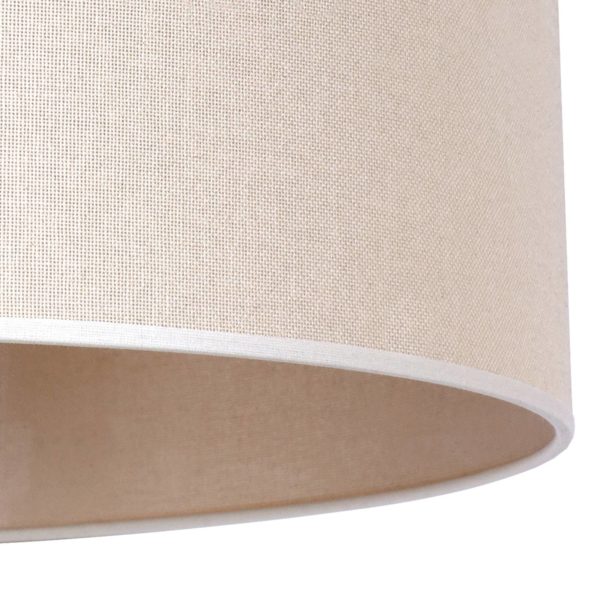 Duolla Abat-jour Roller, beige, Ø 13 cm, 15 cm de haut Duolla