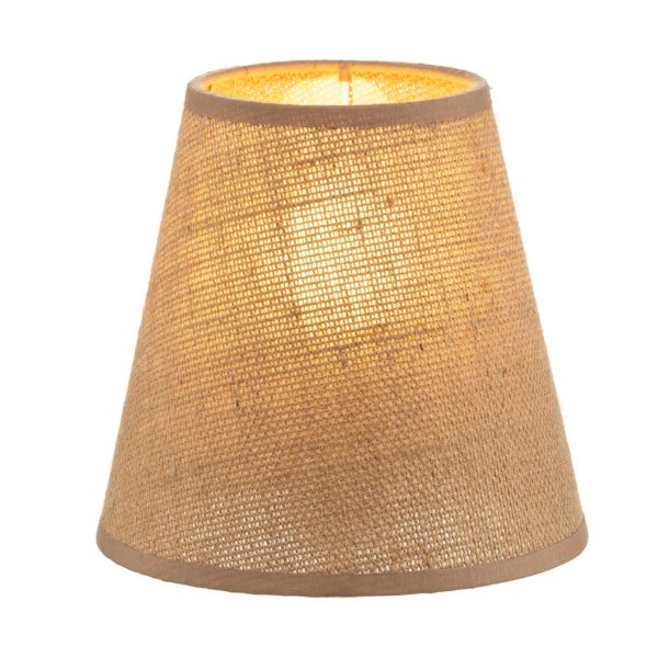 Duolla Abat-jour Cone AB, Ø 15 cm, brun clair Duolla