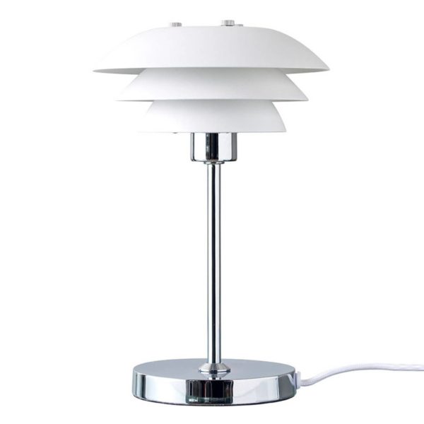 Dyberg Larsen DL16 lampe à poser métal blanc Dyberg Larsen