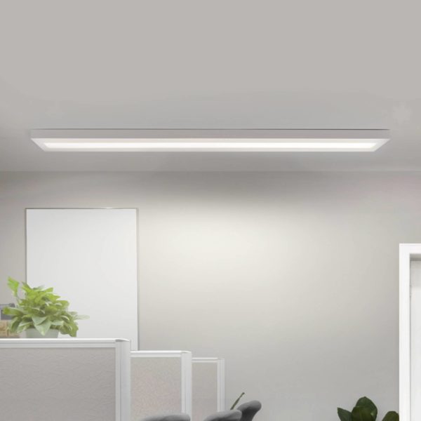 EGG Plafonnier LED oblong 36 W, blanc, BAP EGG