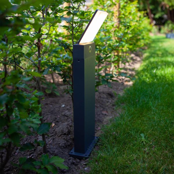 LUTEC Borne lumineuse LED Pano, 3 000 K – 5 000 K Lutec