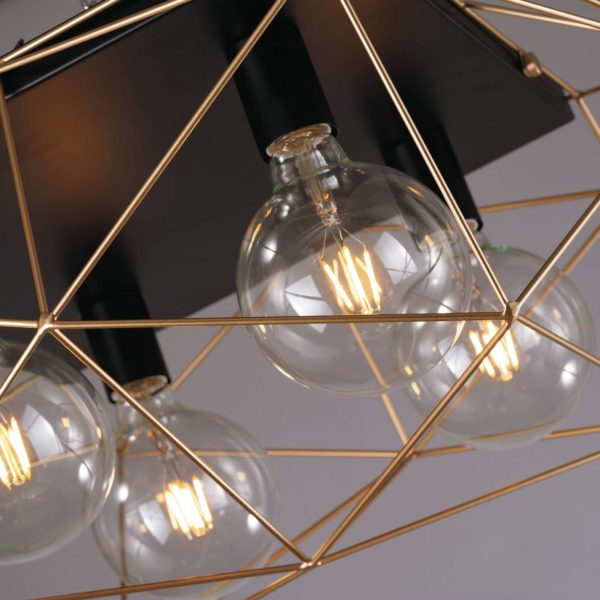 Eco-Light Plafonnier Abraxas à quatre lampes Eco-Light