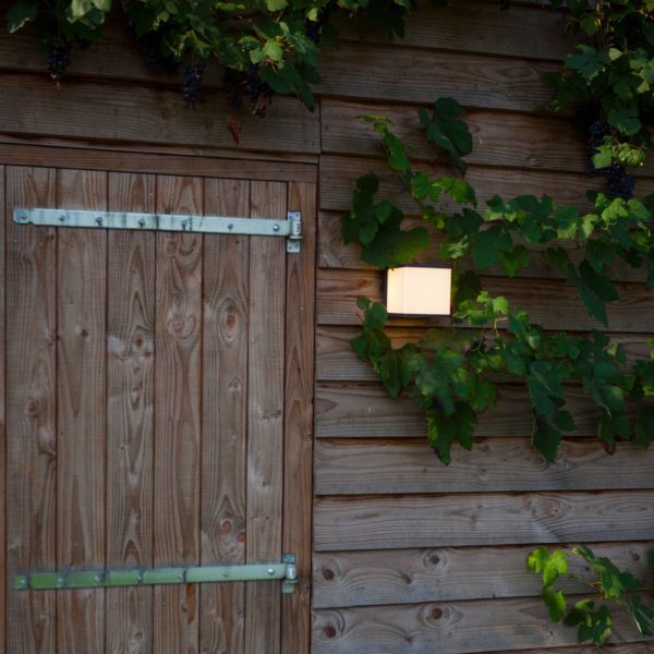 LUTEC Applique extérieur LED Doblo, 15 cm, 3 000 K Lutec