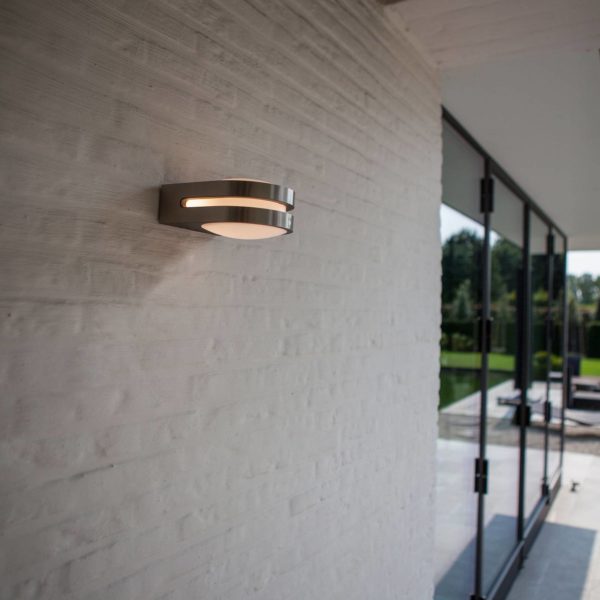 LUTEC Applique d’extérieur LED Fancy, inox Lutec