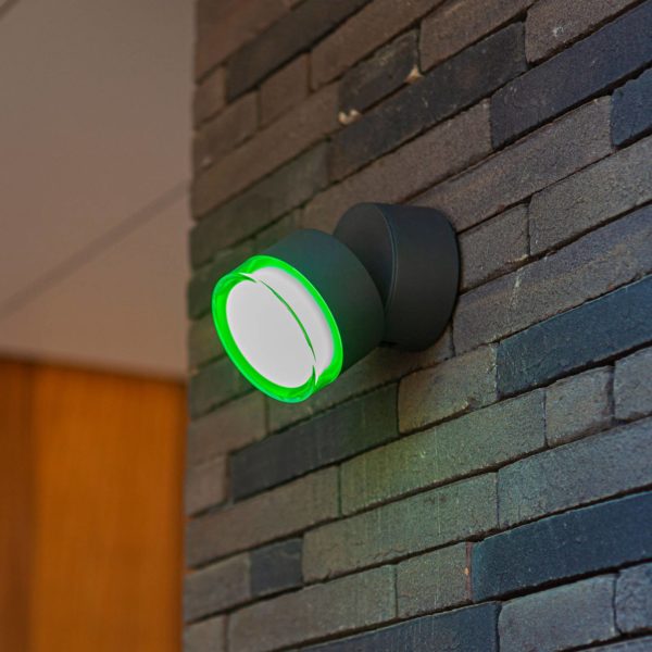 LUTEC connect Applique d’extérieur LED Dropsi, RGBW, intelligent LUTEC connect