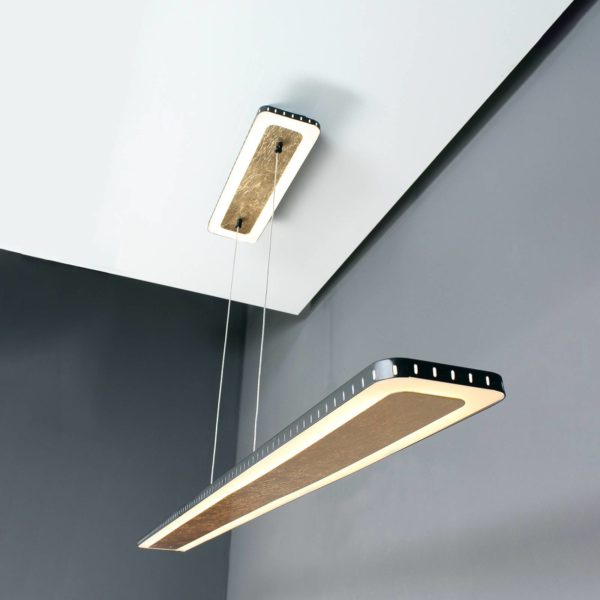Eco-Light Suspension LED Solaris 3-Step-dim dorée 120 cm Eco-Light