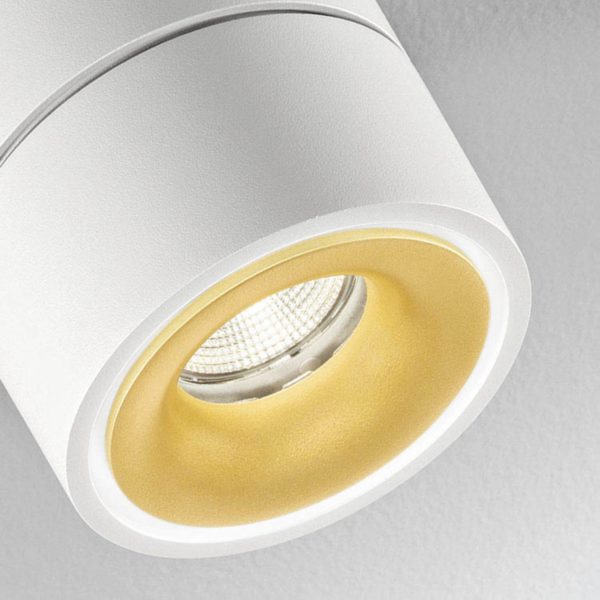 Egger Licht Egger Clippo Duo spot LED, blanc-doré, 2 700K Egger Licht
