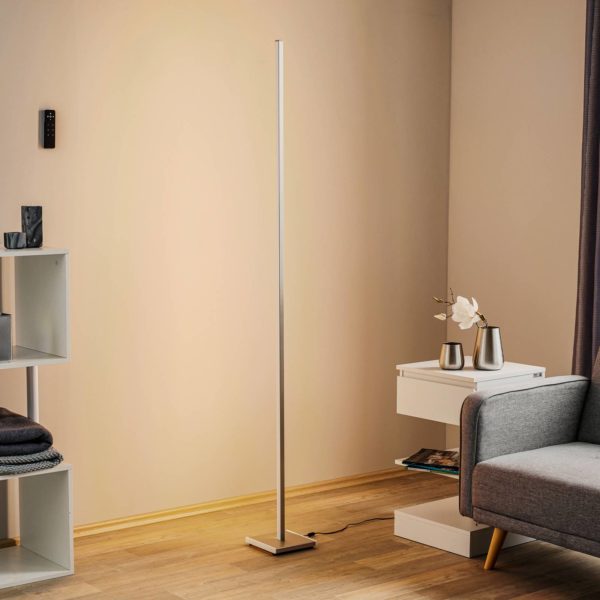 Evotec Lampadaire LED Orix fonctionnel en blanc, 180 cm Evotec