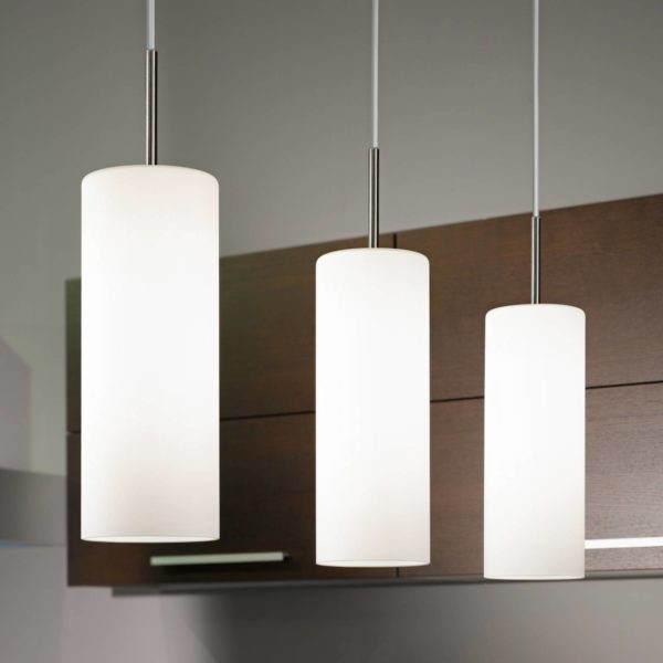 EGLO Suspension Troy, nickel mat/satinée, à 3 lampes EGLO