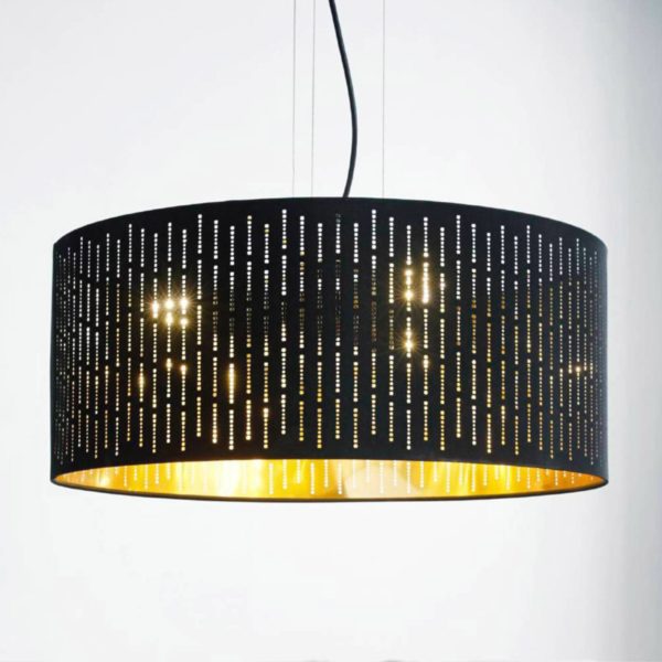 EGLO Suspension Varillas, en noir/doré, 53 cm EGLO