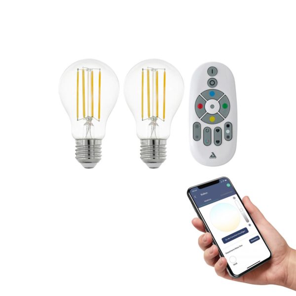 EGLO connect-z E27 A60 6W 806lm 4.000K, pack de 2 EGLO connect