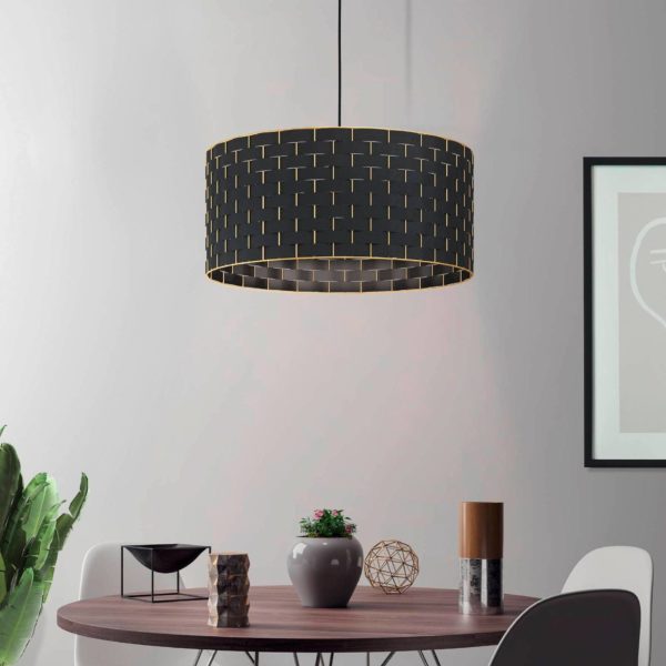 EGLO Suspension Marasales en textile, Ø 55 cm EGLO