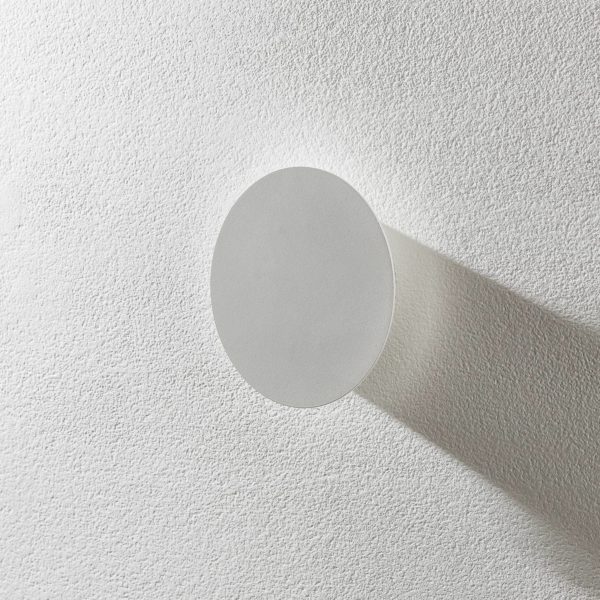 Escale Blade applique LED, blanche mate, Ø 18 cm Escale