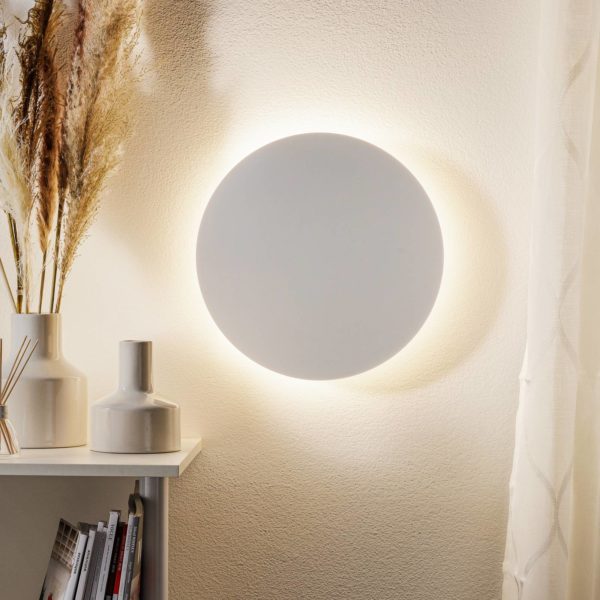 Escale Blade applique LED, blanche mate, Ø 34 cm Escale