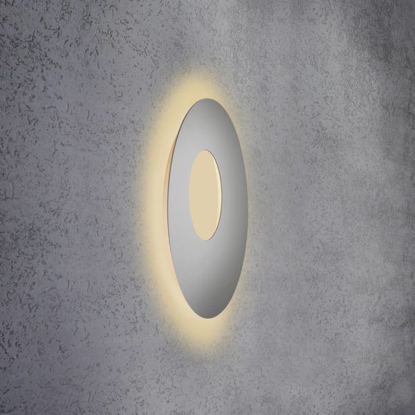 Escale Blade Open applique LED, argentée, Ø 59 cm Escale