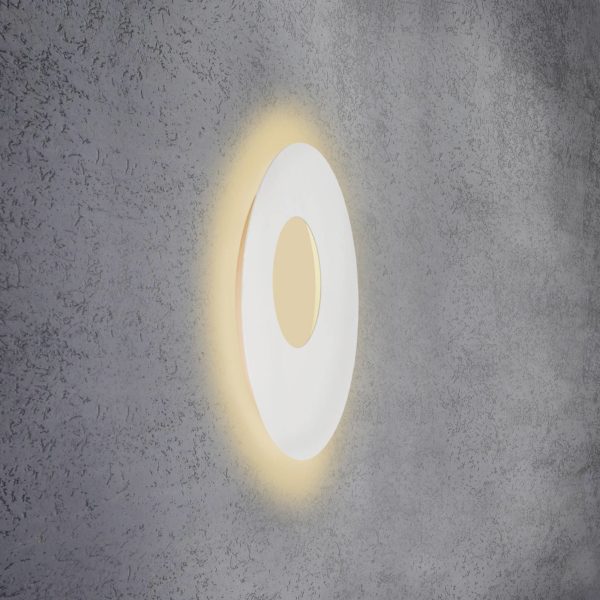 Escale Blade Open applique LED, blanche, Ø 59 cm Escale