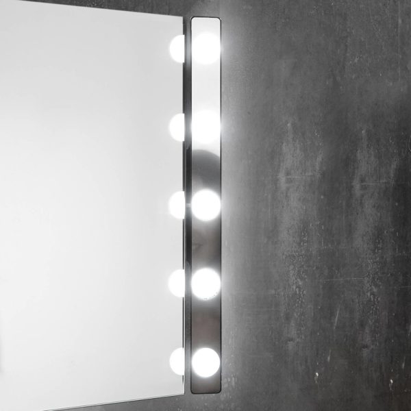 Ebir Applique miroir LED Hollywood, 60 cm à 5 lampes Ebir