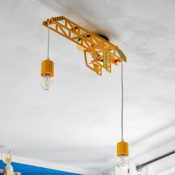 Elobra Plafonnier Bodo en forme de grue Elobra