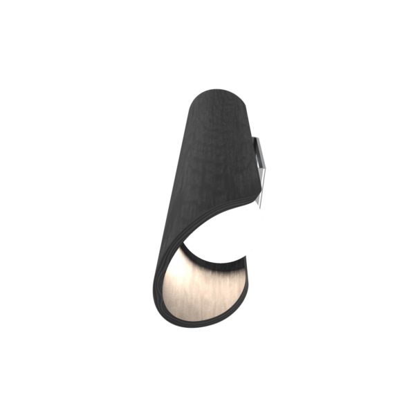 Elobra Applique LED Colombia, chêne noir Elobra