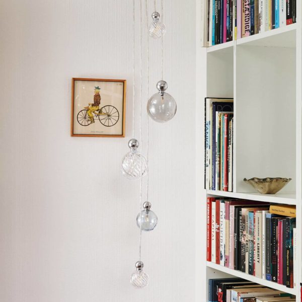 EBB & FLOW Uva M suspension, argenté, transparent Ebb & Flow