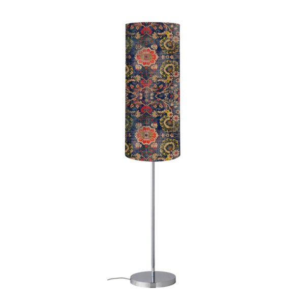 EBB & FLOW Barre L lampadaire abat-jour bleu perse Ebb & Flow