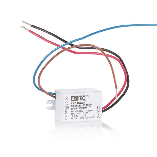 AcTEC Mini driver LED CV 24V, 4 W, IP65 AcTEC