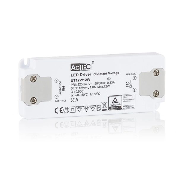 AcTEC Slim driver LED CV 12 V, 12W AcTEC