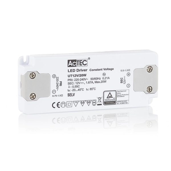 AcTEC Slim driver LED CV 12 V, 20W AcTEC