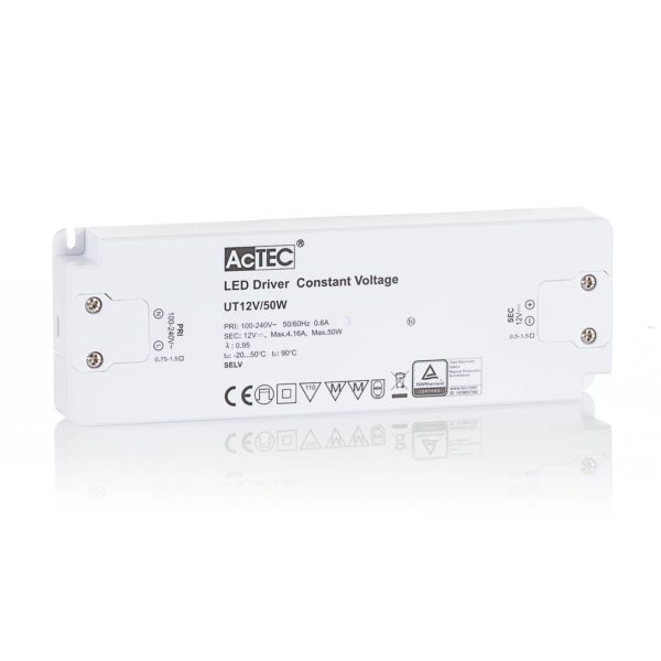 AcTEC Slim driver LED CV 12 V, 50W AcTEC