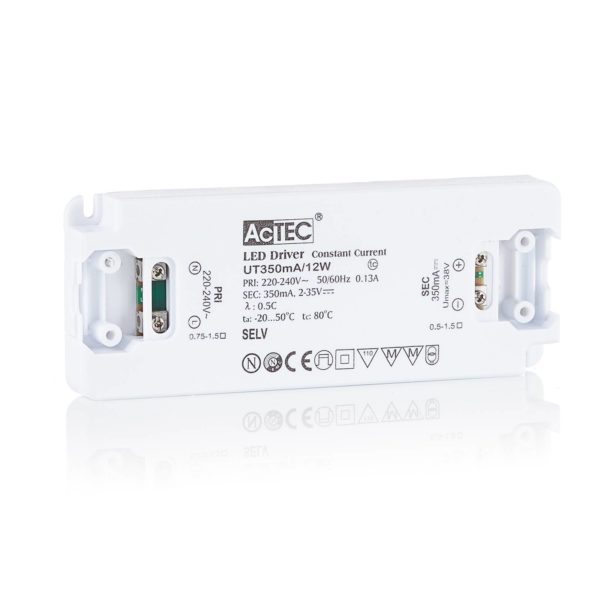 AcTEC Slim driver LED CC 350 mA, 12W AcTEC