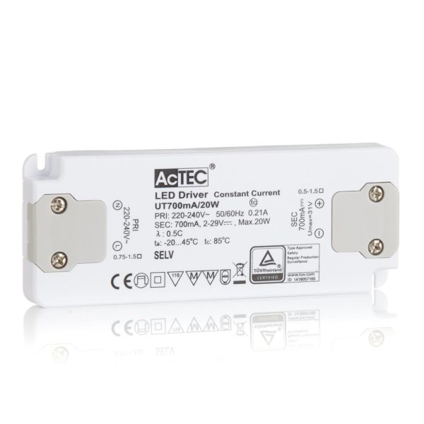 AcTEC Slim driver LED CC 700mA, 20W AcTEC