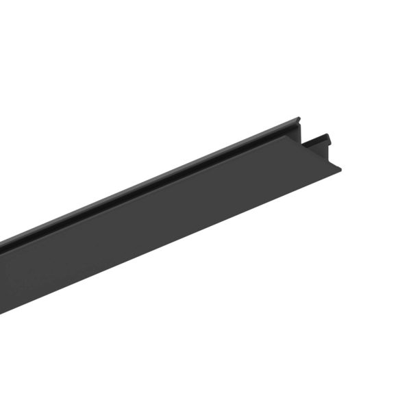 Eutrac cache rail triphasé, 1m, noir Eutrac