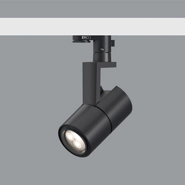 ERCO Parscan spot 230V 6W wallwash 930 noir ERCO