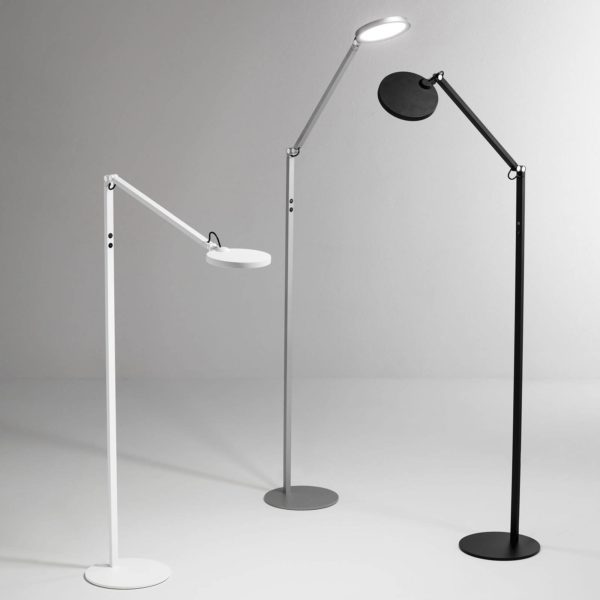 Fabas Luce Regina lampadaire LED à 1 lampe, noir Fabas Luce