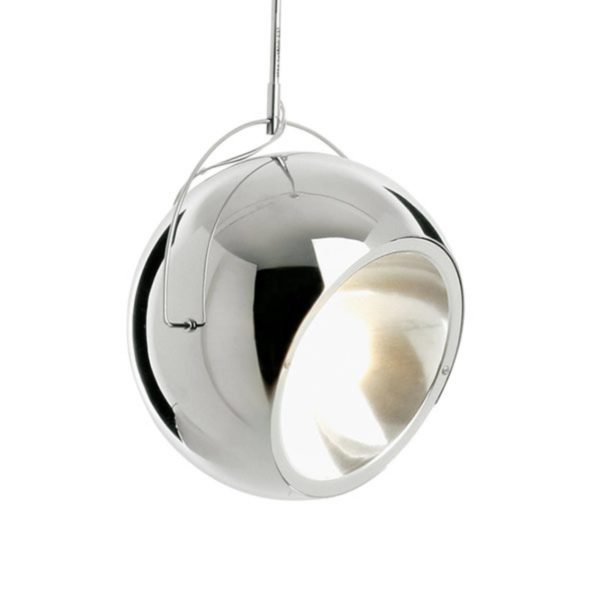 Fabbian Beluga Steel suspension chromée, Ø 20 cm Fabbian
