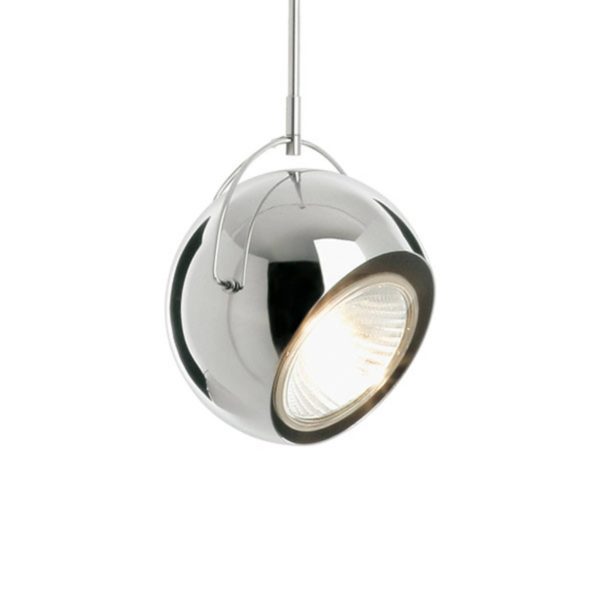 Fabbian Beluga Steel suspension chromée, Ø 14 cm Fabbian