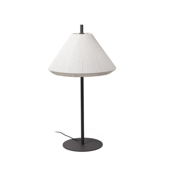 FARO BARCELONA Lampe de terrasse Saigon IP65 haut 120 cm, blanche FARO BARCELONA