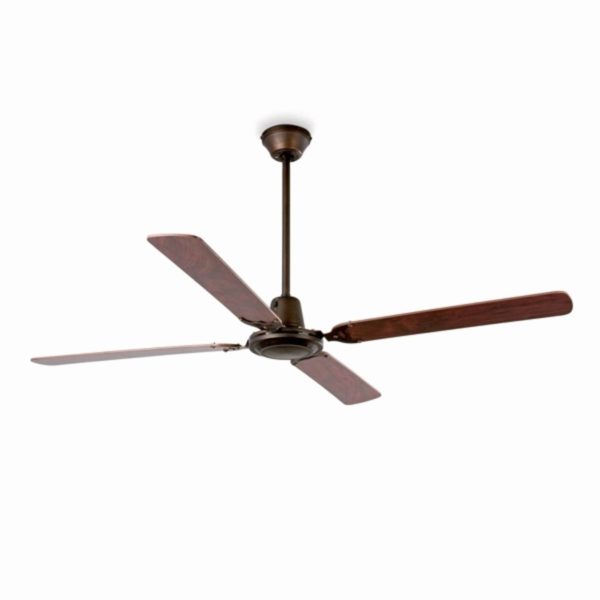 FARO BARCELONA Ventilateur de plafond Malvinas, brun FARO BARCELONA