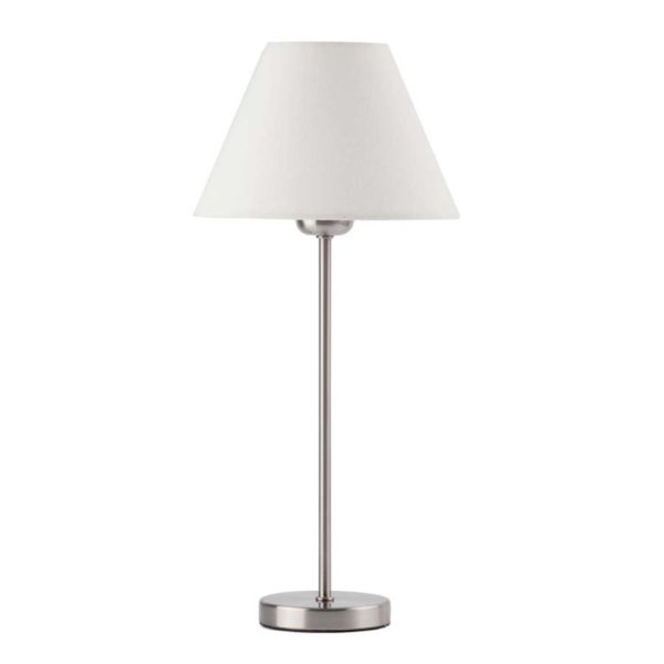 FARO BARCELONA Lampe à poser élégante Nidia, beige FARO BARCELONA