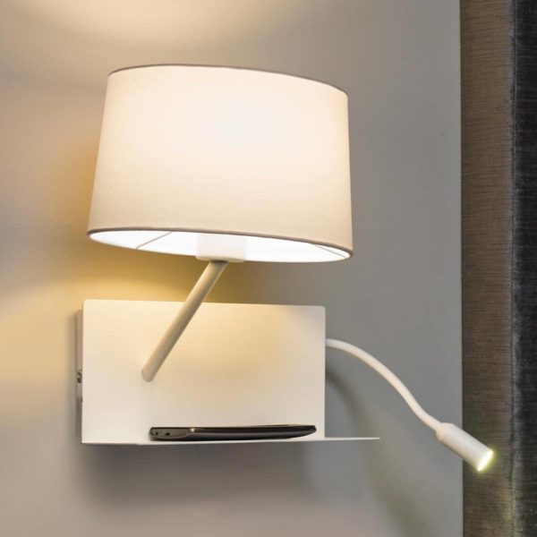 FARO BARCELONA Avec liseuse LED – Applique fonctionnelle Handy FARO BARCELONA