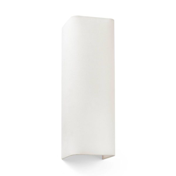 FARO BARCELONA Applique Cotton, angulaire, 37 x 12 cm, beige FARO BARCELONA