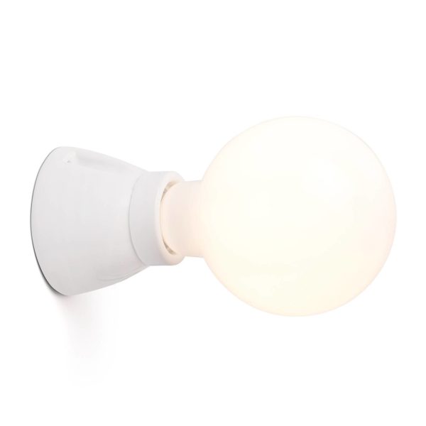 FARO BARCELONA Applique Kera, blanc FARO BARCELONA