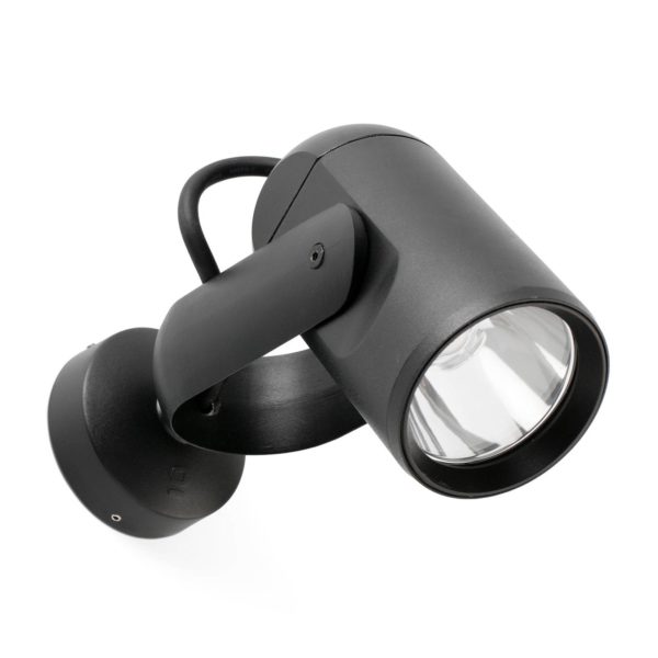 FARO BARCELONA Spot mural d’extérieur LED Slot, profondeur 20 cm FARO BARCELONA