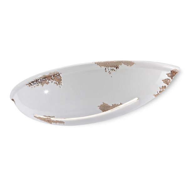 Ferroluce Applique vintage C304/14 blanc Ferroluce