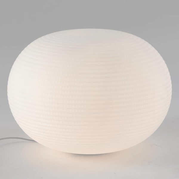 Fontana Arte Lampe à poser de designer Bianca en verre, 50 cm Fontana Arte