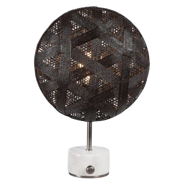 Forestier Chanpen S Hexagonal table argenté/noir Forestier