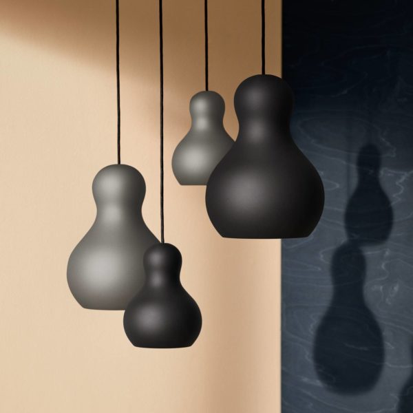 FRITZ HANSEN Calabash P2 suspension, gris mat FRITZ HANSEN