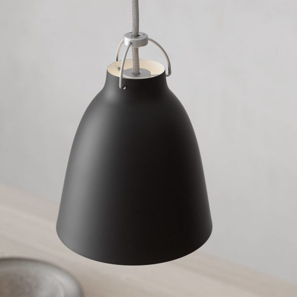 FRITZ HANSEN Caravaggio P1 noir mat FRITZ HANSEN